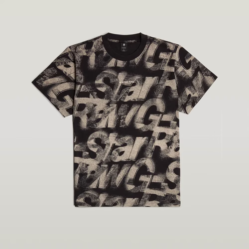 T-shirt Sprayed Letters Loose - s - G-Star RAW - Modalova