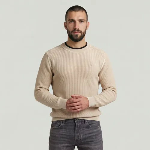 Pull Washed Knit - Beige - Hommes - G-Star RAW - Modalova