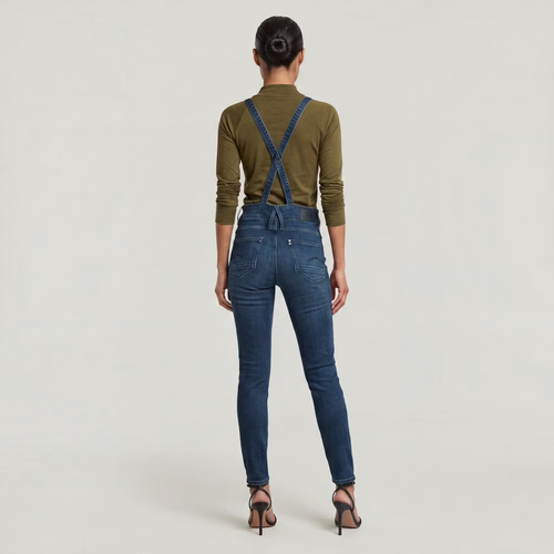 Salopette Lynn High Waist Skinny - s - G-Star RAW - Modalova