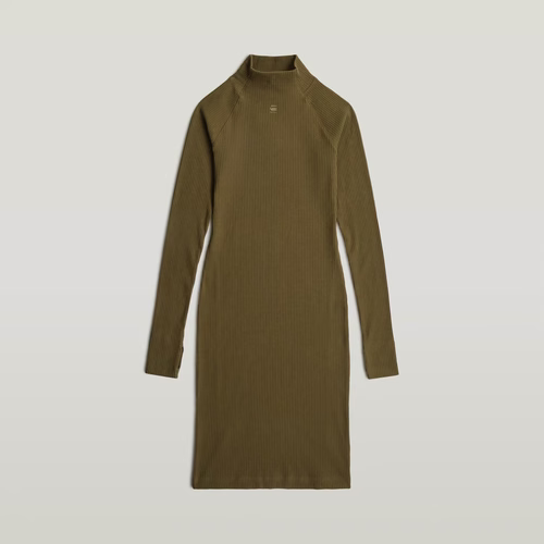 Robe Rib Slim - Vert - Femmes - G-Star RAW - Modalova