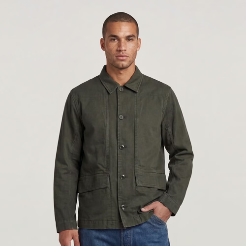 Surchemise 4 Pocket - Gris - Hommes - G-Star RAW - Modalova