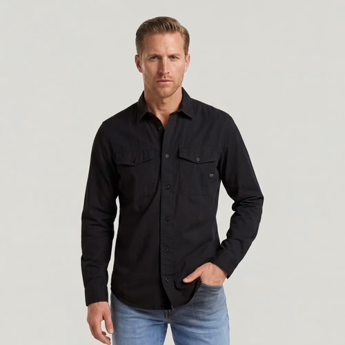 Chemise Marine Slim - Noir - Hommes - G-Star RAW - Modalova
