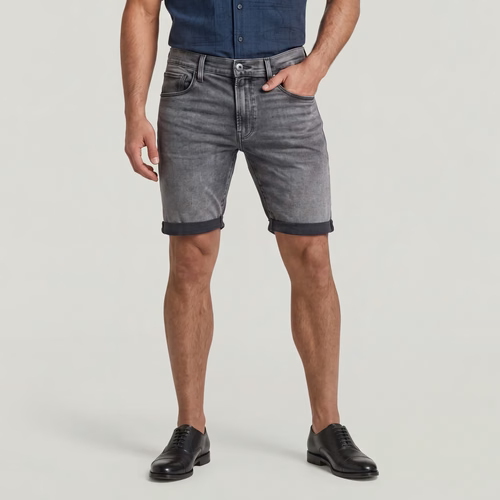 Short 3301 Slim - Gris - Hommes - G-Star RAW - Modalova