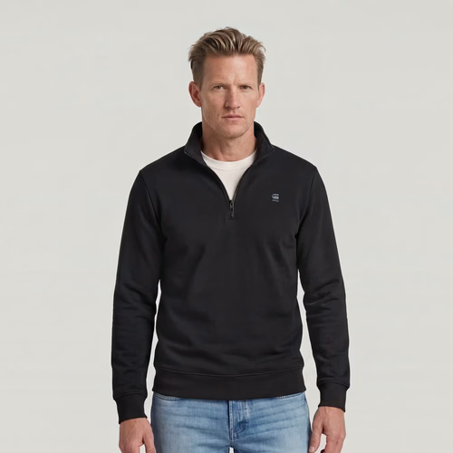 Sweat Core Half Zip - Noir - Hommes - G-Star RAW - Modalova