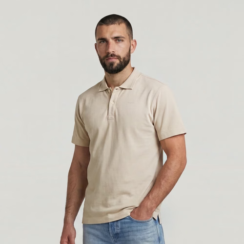 Polo Core Regular - Blanc - Hommes - G-Star RAW - Modalova