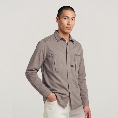 Chemise Pleated Zip Regular - s - G-Star RAW - Modalova