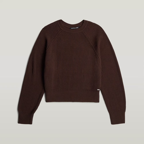 Pull Unit Crew - Brun - Femmes - G-Star RAW - Modalova