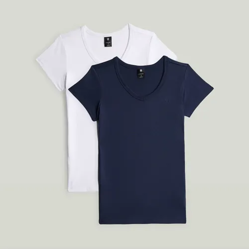 T-shirt Slim V 2-Pack - s - G-Star RAW - Modalova
