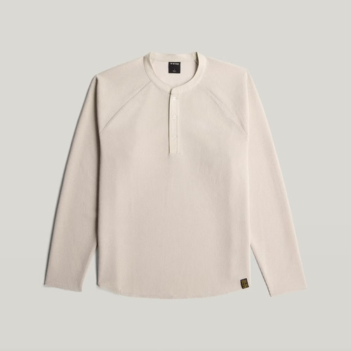 T-Shirt Waffle Henley Relaxed - s - G-Star RAW - Modalova