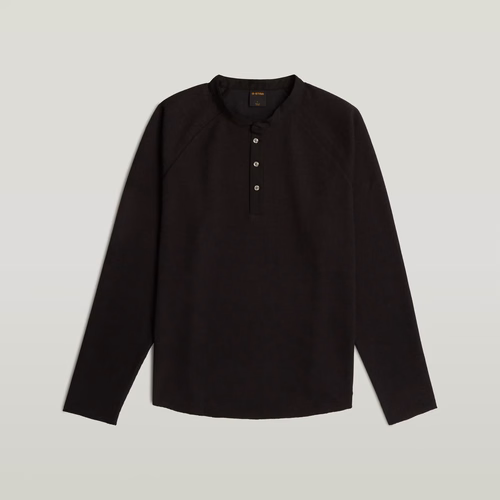 T-Shirt Waffle Henley Relaxed - s - G-Star RAW - Modalova