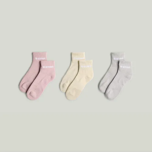 Lot de 3 paires de Short Logo chaussettes - s - G-Star RAW - Modalova