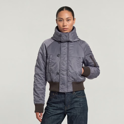 Veste Cropped NB2 - Gris - Femmes - G-Star RAW - Modalova