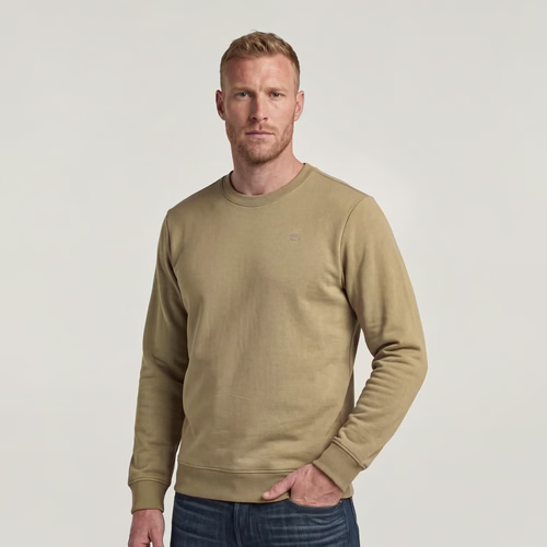Sweat Logo - Beige - Hommes - G-Star RAW - Modalova