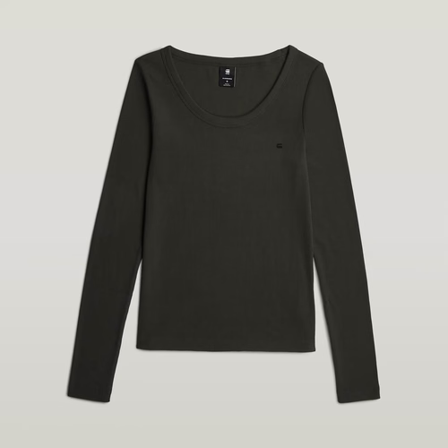 T-shirt Slim Rib Open Neck - s - G-Star RAW - Modalova