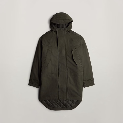 Parka Long Padded - Gris - Hommes - G-Star RAW - Modalova