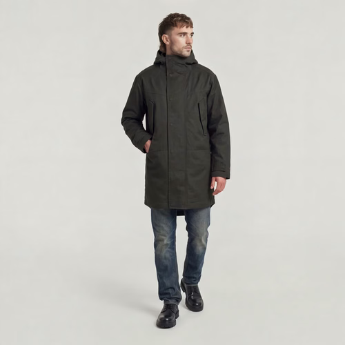 Parka Long Padded - Gris - Hommes - G-Star RAW - Modalova