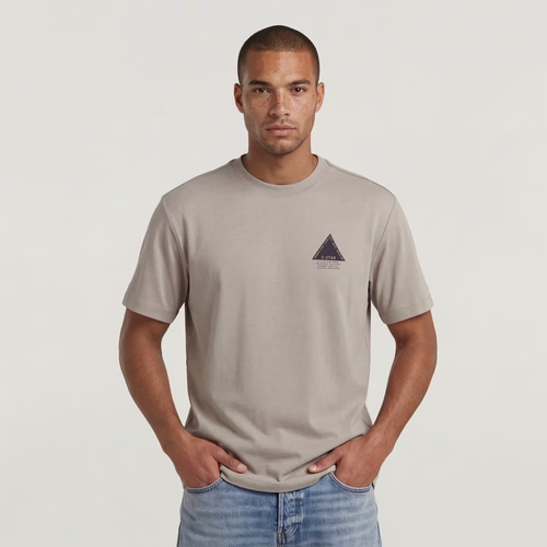T-shirt Small Logo - Beige - Hommes - G-Star RAW - Modalova