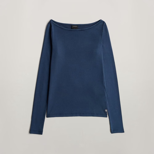 T-shirt Slim Rib Open Neck - s - G-Star RAW - Modalova
