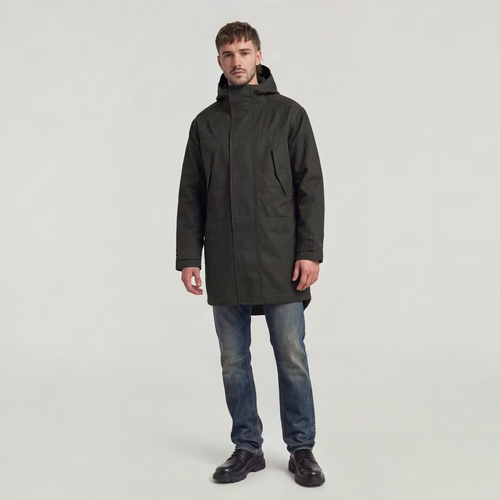 Parka Long Padded - Gris - Hommes - G-Star RAW - Modalova