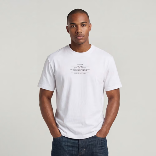 T-shirt Multi Text Relaxed - s - G-Star RAW - Modalova