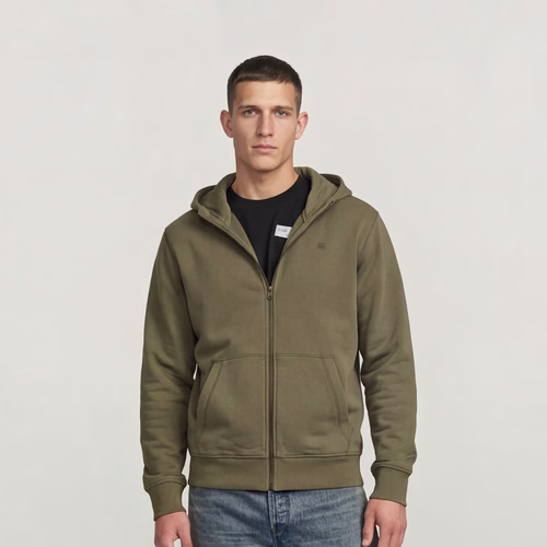 Sweat Unit Washed Full Zip Hooded - s - G-Star RAW - Modalova
