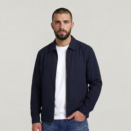 Veste Zip - Bleu foncé - Hommes - G-Star RAW - Modalova