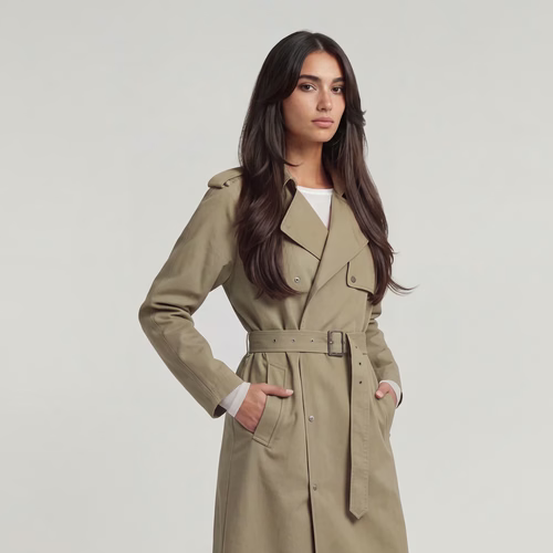 Trench-coat Fluid - Vert - Femmes - G-Star RAW - Modalova