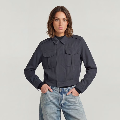 Veste Officer Short - Gris - Femmes - G-Star RAW - Modalova