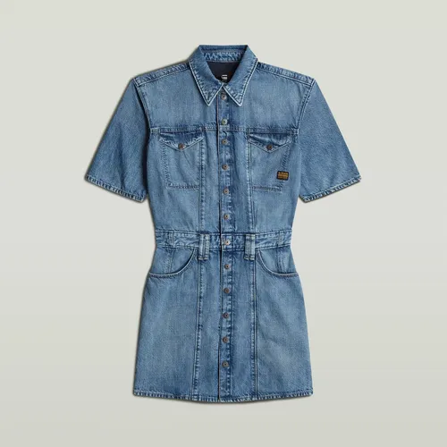 Robe Biker - Bleu moyen - Femmes - G-Star RAW - Modalova