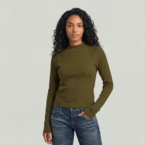 Haut Slim Rib Mock - Vert - Femmes - G-Star RAW - Modalova