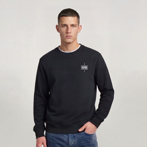 Sweat Logo - Noir - Hommes - G-Star RAW - Modalova