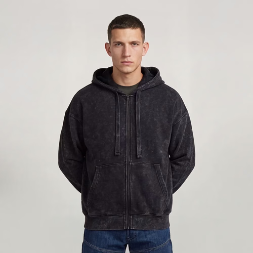 Sweat à capuche Washed Loose Full Zip - s - G-Star RAW - Modalova