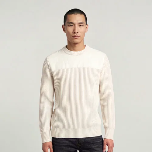 Pull Army Ribbed - Beige - Hommes - G-Star RAW - Modalova