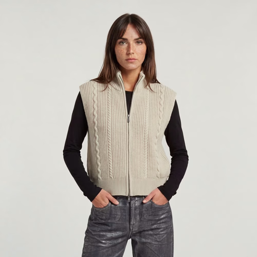 Veste Cable Full Zip Knit - s - G-Star RAW - Modalova