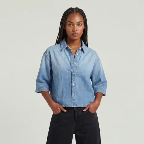 Chemise Boxy - Bleu moyen - Femmes - G-Star RAW - Modalova