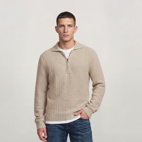 Polo Collar Half Zip Knit - s - G-Star RAW - Modalova