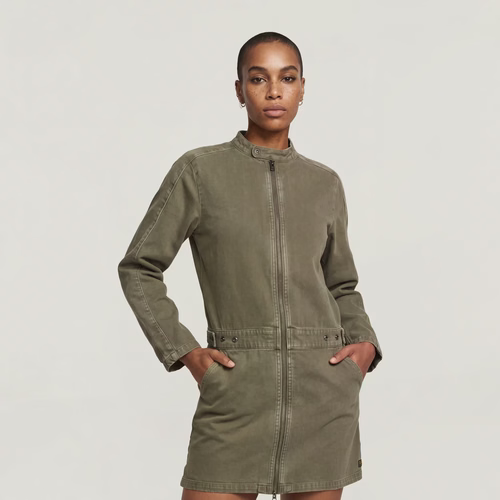 Robe Moto Mini - Brun - Femmes - G-Star RAW - Modalova