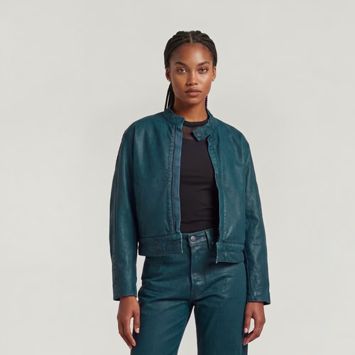 Veste Moto courte - Vert - Femmes - G-Star RAW - Modalova