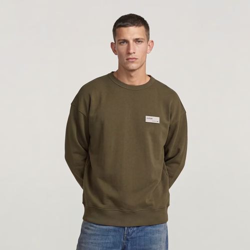 Sweat HB Badge - Brun - Hommes - G-Star RAW - Modalova