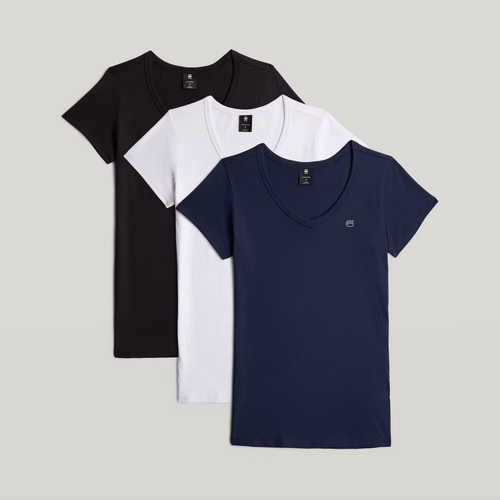 Lot de 3 T-shirts Slim V - s - G-Star RAW - Modalova