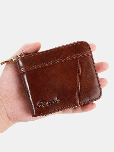 Portefeuille à glissière rétros RFID Mini portefeuille à fentes multiples - Newchic - Modalova