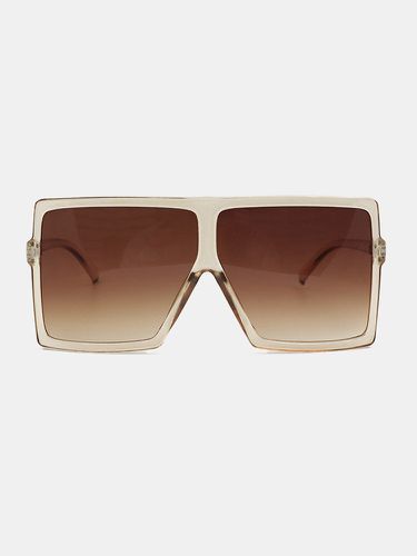 Women Oversized PC Full Square Frame UV Protection Fashion Sunglasses - Newchic - Modalova