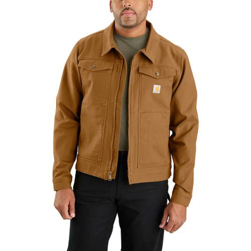 S Veste - rugged flex™ duck relaxed fit jacket - Brun - 2XL - Carhartt - Modalova