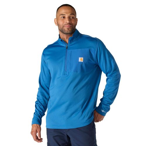 Half-zip t-shirt - Bleu - M" - Carhartt - Modalova