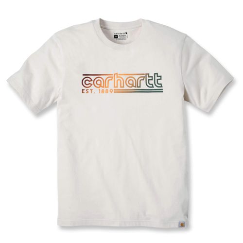S T-shirt - relaxed fit lightweight short-sleeve logo graphic t-shirt - Beige - 2XL - Carhartt - Modalova