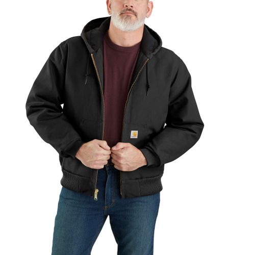 S Chemise en flanelle - j140 loose fit firm duck insulated flannel-lined active jac - Noir - 2XL - Carhartt - Modalova