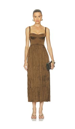Pleated Bustier Dress in . Size 0. Also in 2, 6 - Alejandra Alonso Rojas - Modalova