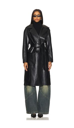 Claire Faux Leather Trench en . Taille S. Also en XS - ALL THE WAYS - Modalova