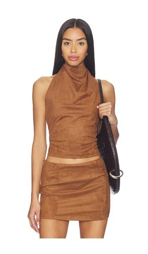 Aiya Faux Suede Top en . Taille M. Also en XS, XXS - ALL THE WAYS - Modalova