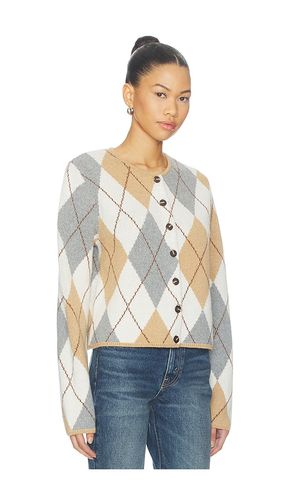 CARDIGAN EN ARGYLE MÉRINOS AGGIE en . Taille L. Also en M, S, XS - ALIGNE - Modalova